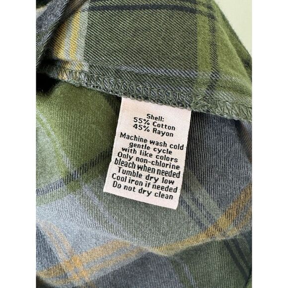 Juicy Couture Plaid Tieneck Pullover Shirt Long Sleeves, Size XS - Picture 4 of 5